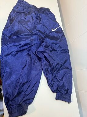 Vintage Nike 2T Navy Windbreaker Joggers sweats Y2K, 90s, 2000s, Athleisure